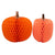 Meri Meri Honeycomb Pumpkins - set of 2  | Putti Fall Thanksgiving Celebrations 