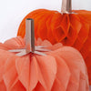 Meri Meri Honeycomb Pumpkins - set of 2