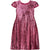 Hollie Hastie Dazzel Bright Pink Sequin Girls Party Dress  | Le Petite Putti 
