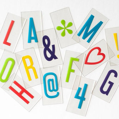 Vibrant Extra Letter & Symbol Pack - Original, A&C-Amped & Co., Putti Fine Furnishings