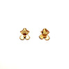 Vintage Aqua and Clear Crystal Earrings, Vintage, Putti Fine Furnishings
