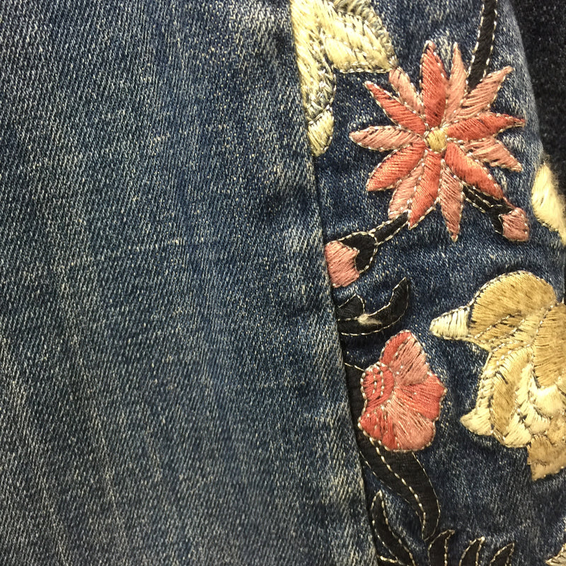  Driftwood "Farrah" Flared Hand Embroidered Jeans, DW-Driftwood, Putti Fine Furnishings