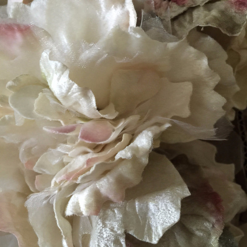  Miss Rose Sister Violet Cabbage Rose - Cream, MRSV-Miss Rose Sister Violet, Putti Fine Furnishings