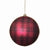 Red Plaid Glass Disc Ornament