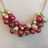 Jim Marvin Glass Ball Swag Garland - Pink, JM-Jim Marvin, Putti Fine Furnishings
