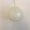Jim Marvin "Winter Twig" Glass Ball Ornament - Cream, JM-Jim Marvin, Putti Fine Furnishings