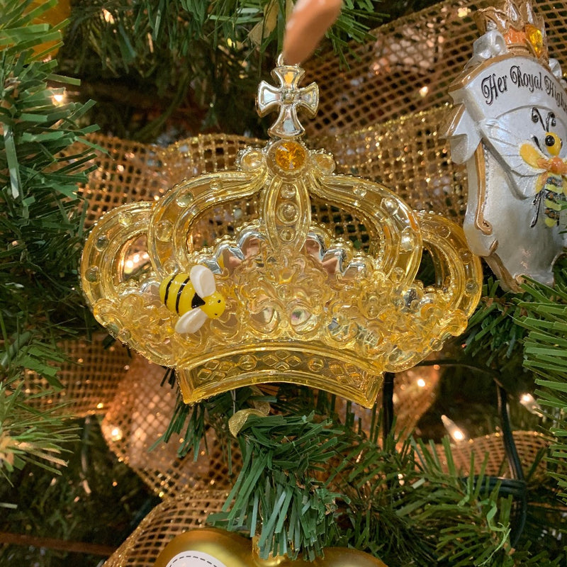 Kurt Adler "Queen Bee" Crown Ornament | Puttio Christmas 
