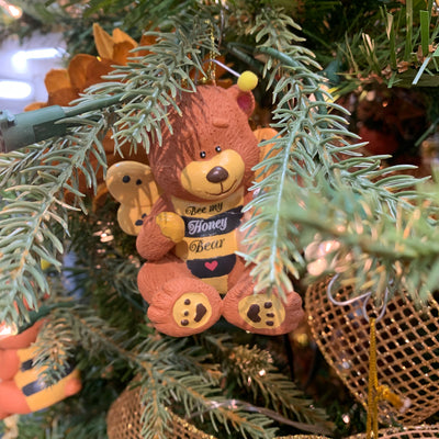 Kurt Adler Honey Bear Resin Ornament