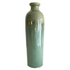 Sky Blue Ceramic Tall Vase