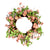 Coral Pink Floral Wreath