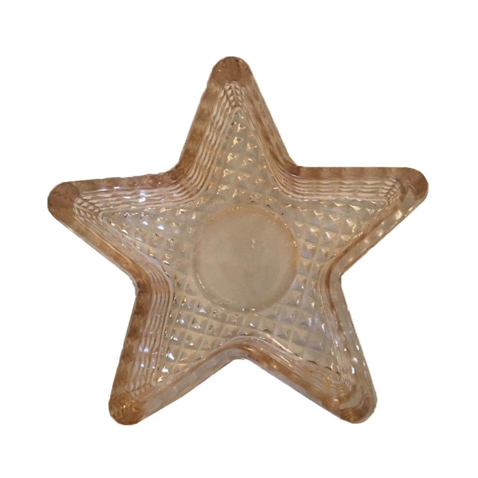 Glass Star Tealight holder | Putti Christmas Celebrations 