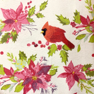 Mahogany "Poinsettia" Flannel Pyjamas