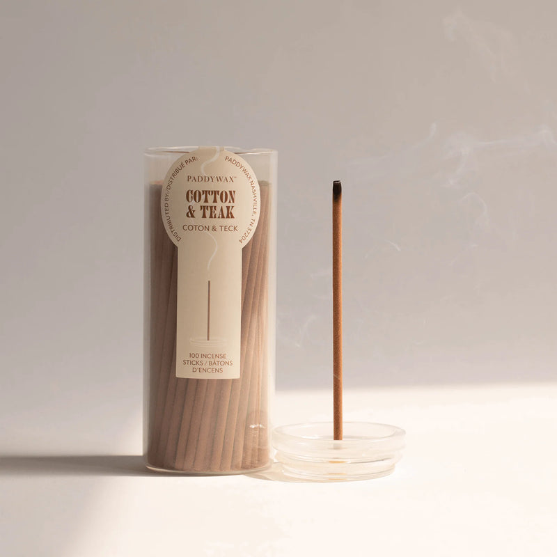 Paddywax Incense Sticks - Cotton & Teak