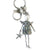 Jacqueline Kent "Keychain Angel with Wings - Silver AB
