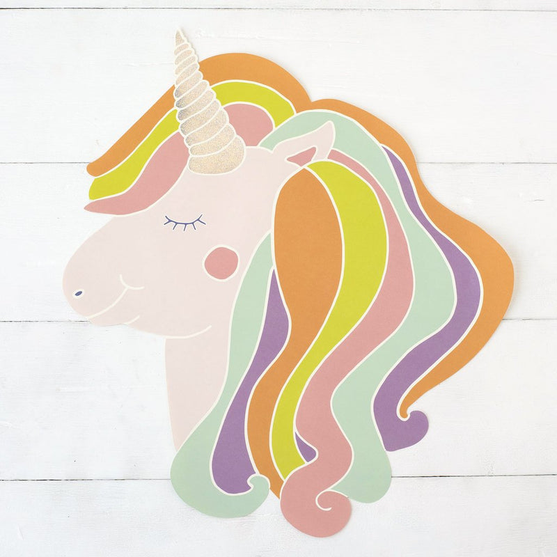 Hester & Cook Die-Cut Unicorn Placemat