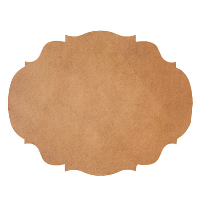 Hester & Cook Die Cut Kraft French Frame Placemats - Putti Celebrations & Partyware
