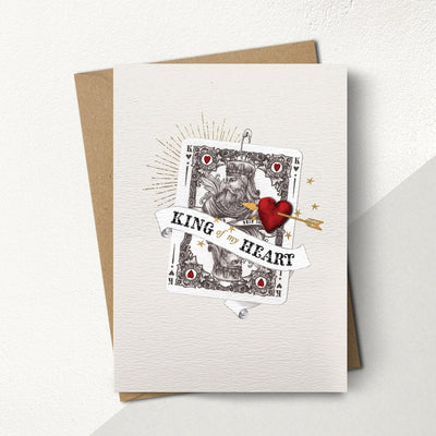 "King of my Heart" Greeting Card