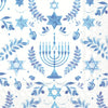 IHR Blue Hanukkah Paper Napkin - Lunch | Putti Hanukkah Celebrations