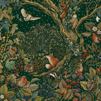 The Art File Secret Garden Boxed Christmas Cards | Putti Christmas