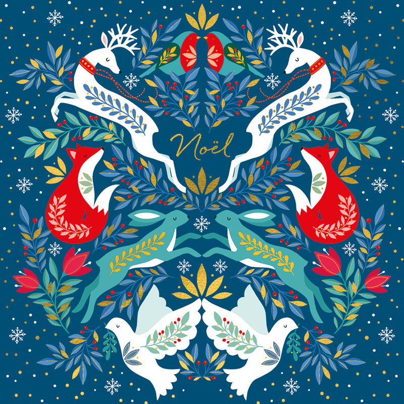The Art File Scandinavian "Noel" Boxed Christmas Cards | Putti Christmas Celebrations