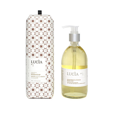 Lucia Goat Milk & Linseed Liquid Soap | Putti Fine Furnishings 