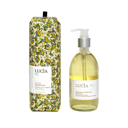 Lucia Liquid Soap Olive Oil & Laurel Leaf | Putti Fine Furnishings 