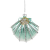 Underwater Treasures Jewelled  Shell Glass Ornament  | Putti Christmas Decorations Canada