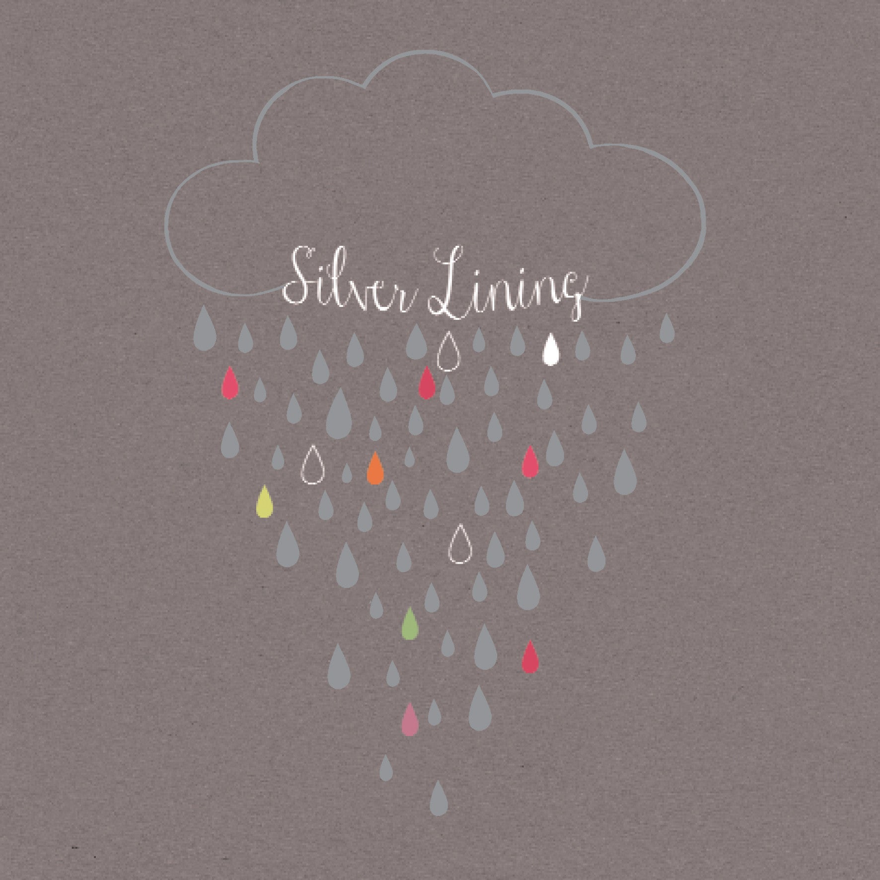  "Silver Lining" Greeting Card, ID-Incognito Distribution, Putti Fine Furnishings