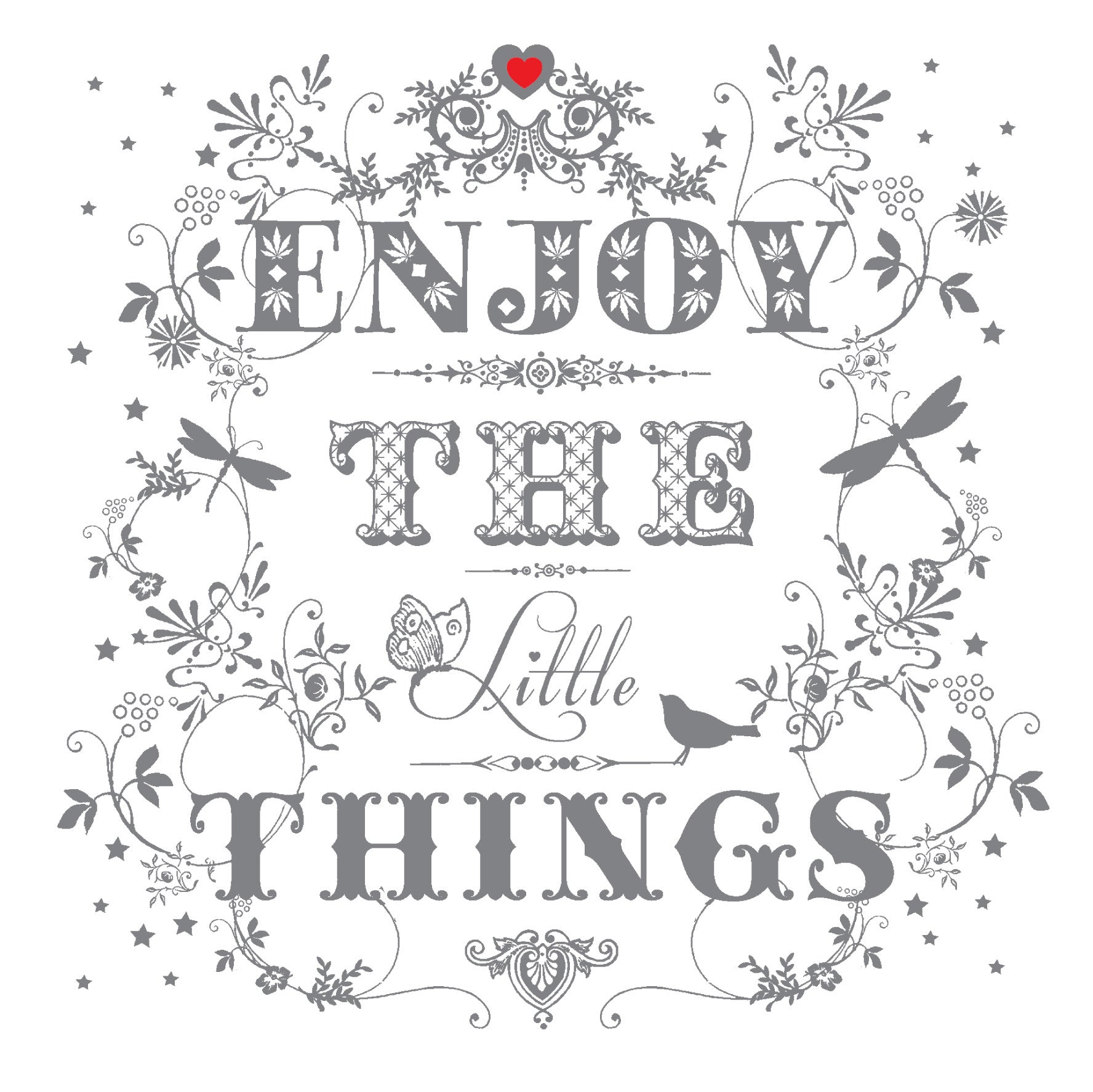  "Enjoy the Little Things" Greeting Card, ID-Incognito Distribution, Putti Fine Furnishings