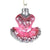  Pink Ballet Dress Glass Ornament, CT-Christmas Tradition, Putti Fine Furnishings