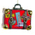  Red Vintage Suitcase Glass Christmas Ornament, CT-Christmas Tradition, Putti Fine Furnishings