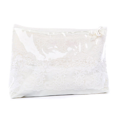 Miss Rose Sister Violet Cream Coated Lace Washbag, MRSV-Miss Rose Sister Violet, Putti Fine Furnishings