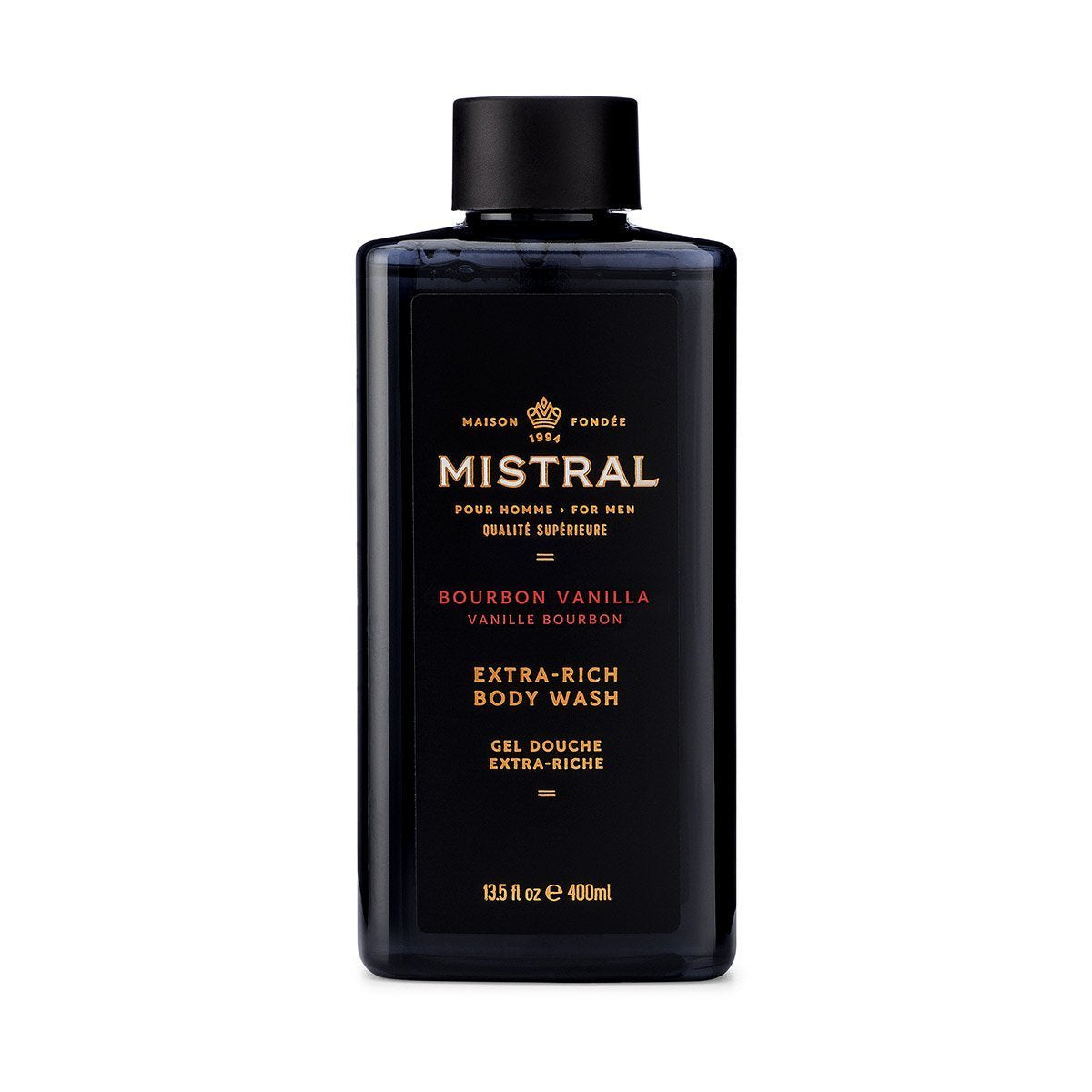 Mistral Men's Body Wash Bourbon Vanilla