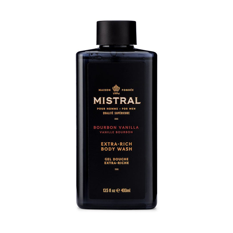 Mistral Men's Body Wash Bourbon Vanilla