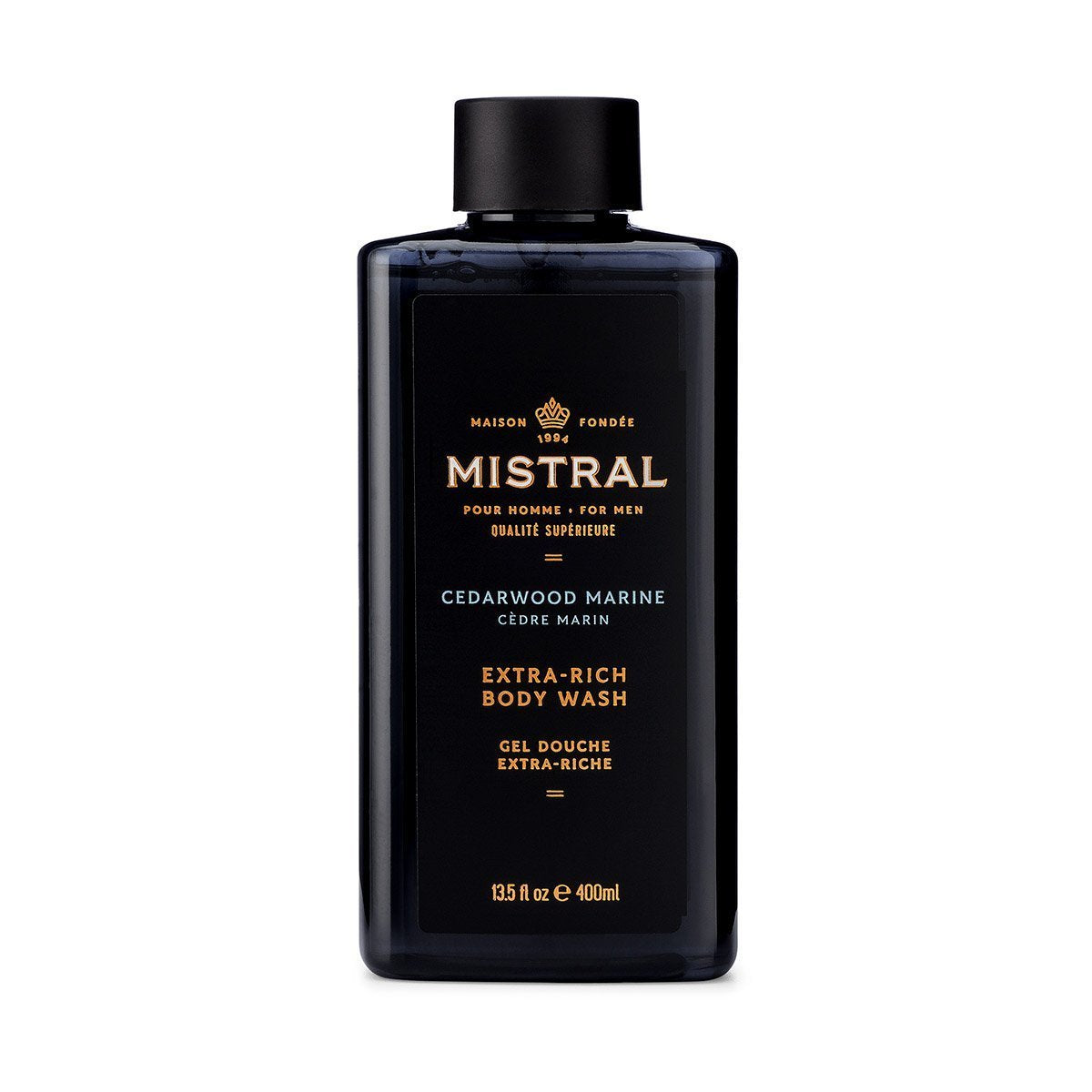 Mistral Men's Body Wash Cedarwood Marine