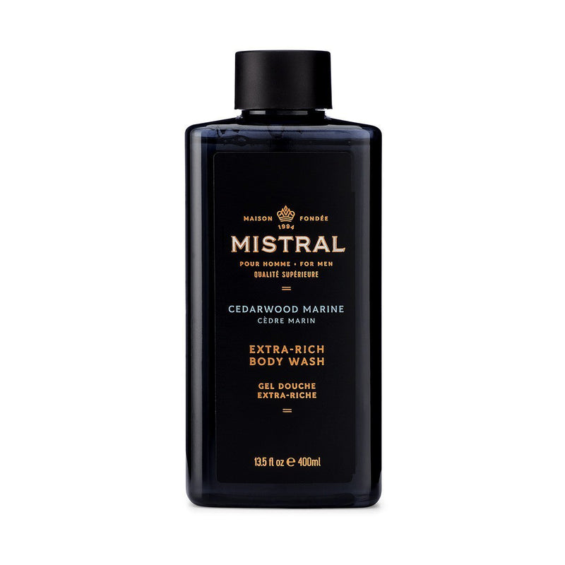 Mistral Men's Body Wash Cedarwood Marine