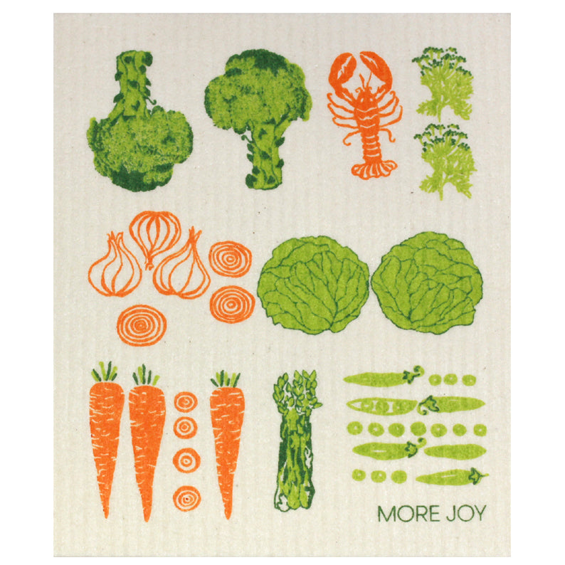 More Joy Vegetables Swedish Cloth  | Putti Fine Furnishings 