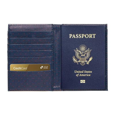 CR Gibson Passport Cover - Brown Leatherette - Putti Fine Furnishings
