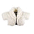  Mud Pie White Faux Fur Bolero Jacket, MP-Mud Pie, Putti Fine Furnishings