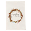 Mud Pie "Spring Forever" Wreath Hand Towel | Putti Fine Furnishings