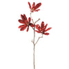 Red Metallic Paper Flower Spray | Putti Christmas Decorations