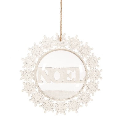 Noel Wreath Ornament