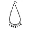 Lovett & Co. Black and Crystal Teardrop Stone Necklace, L&C-Lovett & Co., Putti Fine Furnishings