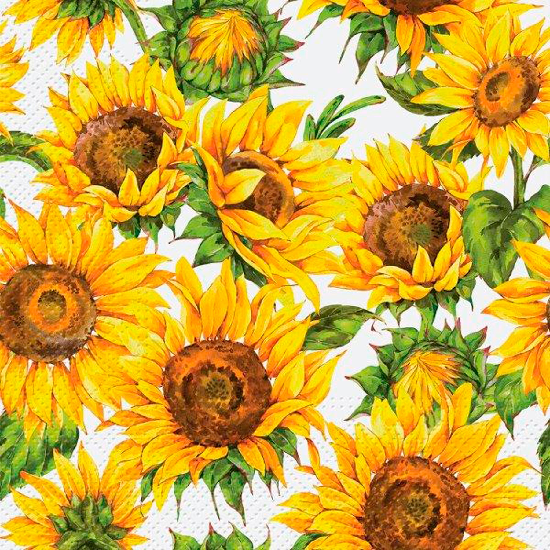 Sunflower Paper Lunch Napkins