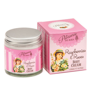 "Patisseries de Bain" Raspberries and Roses Body Cream, Rose & Co, Putti Fine Furnishings