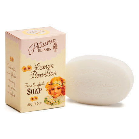  Patisseries de Bain" Oval Soap Lemon Bon Bon, Rose & Co, Putti Fine Furnishings