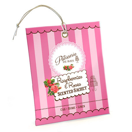  "Patisserie de Bain" Scented Sachet Raspberries and Roses, Rose & Co, Putti Fine Furnishings
