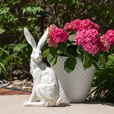White Hare Figures | Putti Fine Furnishings
