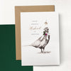 "For My Gorgeous Husband at Christmas" Greeting Card