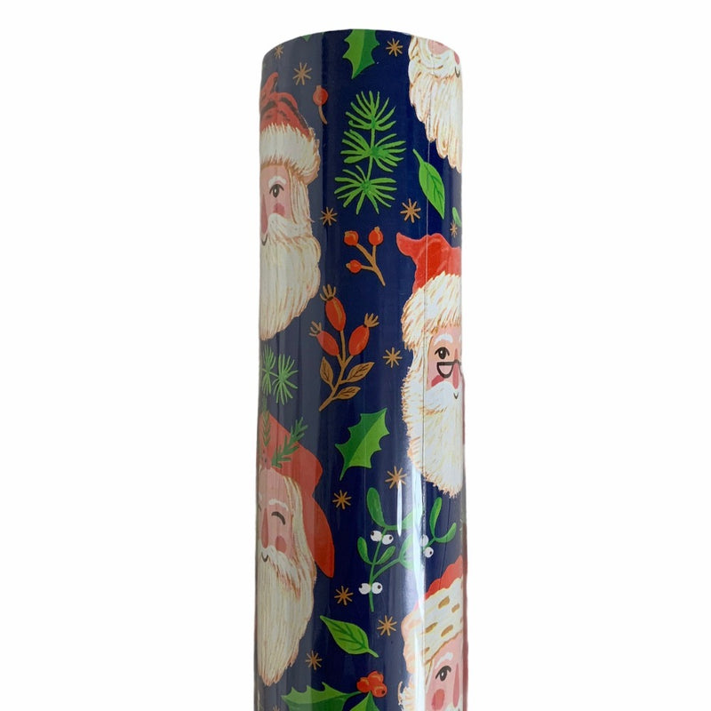 Country Santas Wrapping Paper Roll